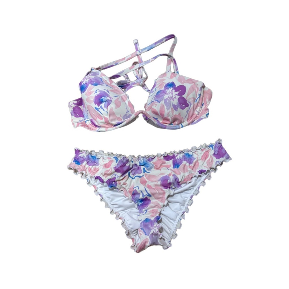 Shade & Shore bikini top 34D bottom size S